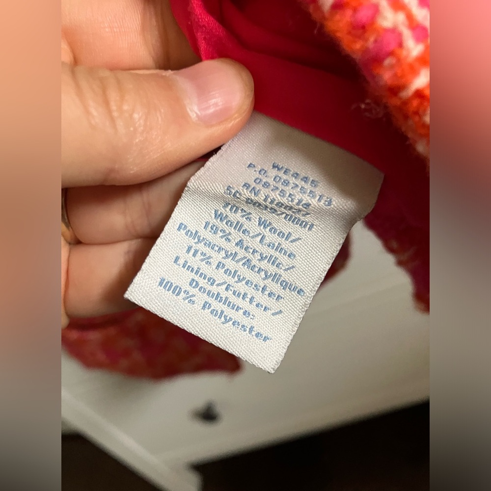 Boden Pink and Orange Woman’s Blazer - Picture 7 of 8